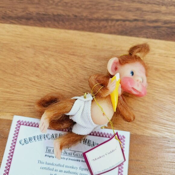 Just a Little Monkey Business Ashton Drake Gallery Lydia Marlene Cuddles Figure - Picture 10 of 13